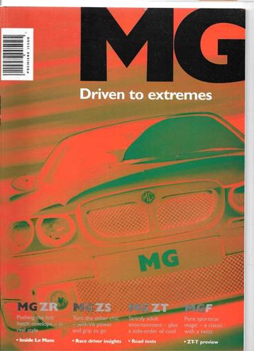 MG-range 2001 beschikbaar voor biedingen