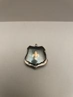 Zilveren medaillon met Franse lelie, Antiek en Kunst, Ophalen of Verzenden, Zilver