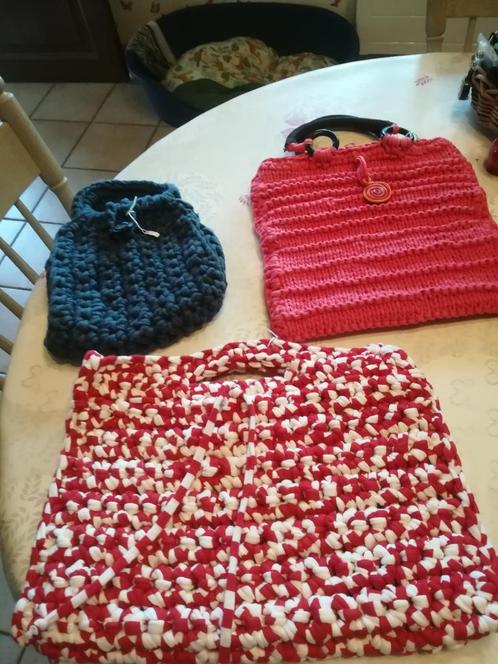 handtassen, kussentjes,sjaals handgemaakt, Handtassen en Accessoires, Tassen | Damestassen, Nieuw, Wit, Ophalen