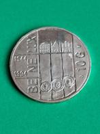 1994 Nederland 10 gulden in zilver Beatrix 50 jaar Benelux, Postzegels en Munten, Verzenden, Koningin Beatrix, Zilver, Losse munt