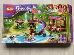 Lego Friends Reddingsbasis jungle, Kinderen en Baby's, Speelgoed | Duplo en Lego, Ophalen of Verzenden, Zo goed als nieuw, Complete set