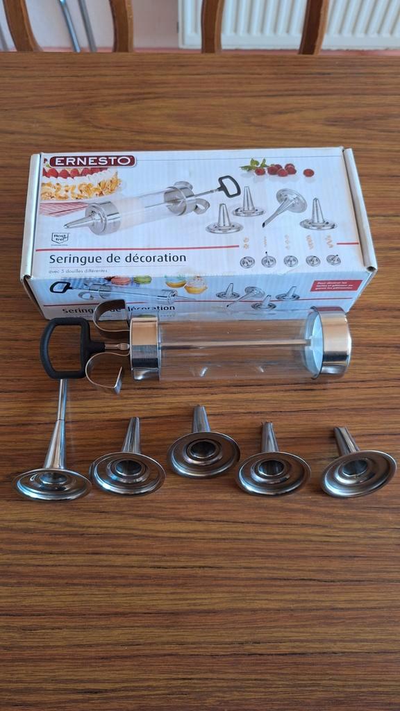 Garneerset voor het versieren van taart, vlaai of gebak, Huis en Inrichting, Keuken | Bestek, Nieuw, Bestekset, Inox of Chroom