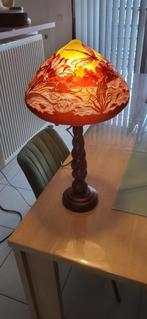 Lamp, Huis en Inrichting, Ophalen, Zo goed als nieuw, Glas, 50 tot 75 cm