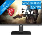 Twee MSI G272QPF monitoren, Computers en Software, Monitoren, IPS, In hoogte verstelbaar, MSI gaming, Zo goed als nieuw