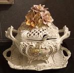 Prachtige soepterinne v.Bassano Italy., Antiquités & Art, Antiquités | Céramique & Poterie, Enlèvement