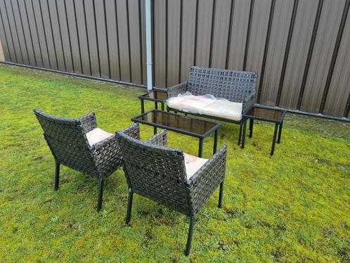 Tuinset nieuw in de doos, Tuin en Terras, Tuinsets en Loungesets, Nieuw, Tuinset, Aluminium, 4 zitplaatsen, Bank, Bijzettafel