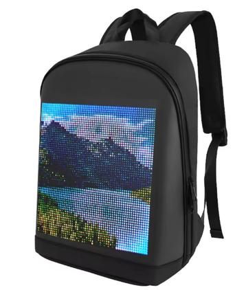 Sac à dos avec ecran LED, Enlèvement ou Envoi, Comme neuf, 25 à 40 cm, 30 à 45 cm