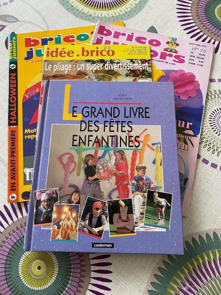 “Le Grand Livre Fêtes Enfantines + Idees  Brico Juniors’.., Boeken, Hobby en Vrije tijd, Ophalen of Verzenden