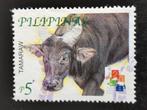 Filipijnen 2001 - wilde dieren - tamaroe, buffel, Postzegels en Munten, Ophalen of Verzenden, Gestempeld, Zuidoost-Azië