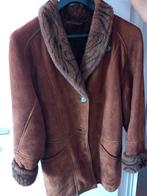 Veste mouton retourné brun T42, Ophalen of Verzenden, Gedragen, Bruin