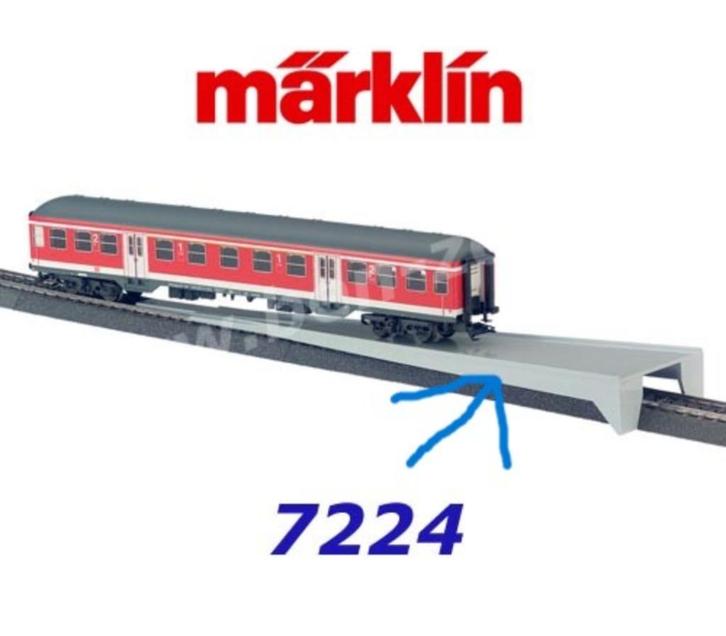 marklin 7224 oprijhulp wielenrichter, Hobby en Vrije tijd, Modeltreinen | H0, Gebruikt, Rails, Märklin, Ophalen