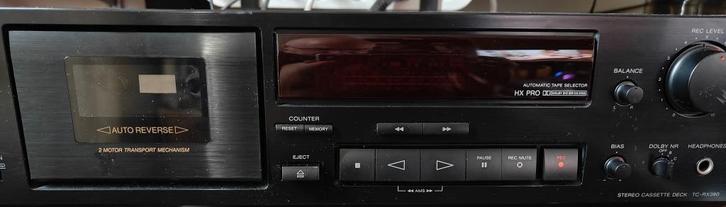 Sony TC-RX390 cassettedeck, Audio, Tv en Foto, Cassettedecks, Enkel, Sony, Auto-reverse, Tiptoetsen, High speed dubbing, Tape counter