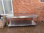 Inox werktafel, Zakelijke goederen, Horeca | Keukenapparatuur, Ophalen, Gebruikt, Inox Meubilair