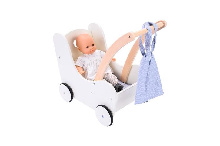 Houten poppenwagen met of zonder naam, Kinderen en Baby's, Kraamcadeaus en Geboorteborden, Nieuw, Kraamcadeau, Ophalen of Verzenden