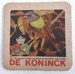 Drie bierviltjes "De Koninck", Verzamelen, Biermerken, Ophalen of Verzenden, Zo goed als nieuw, Viltje(s), De Koninck