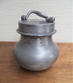 Ancien pot à bouillon, sustenteur en étain XIXe, Antiquités & Art, Antiquités | Étain, Enlèvement ou Envoi