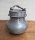 Ancien pot à bouillon, sustenteur en étain XIXe, Enlèvement ou Envoi