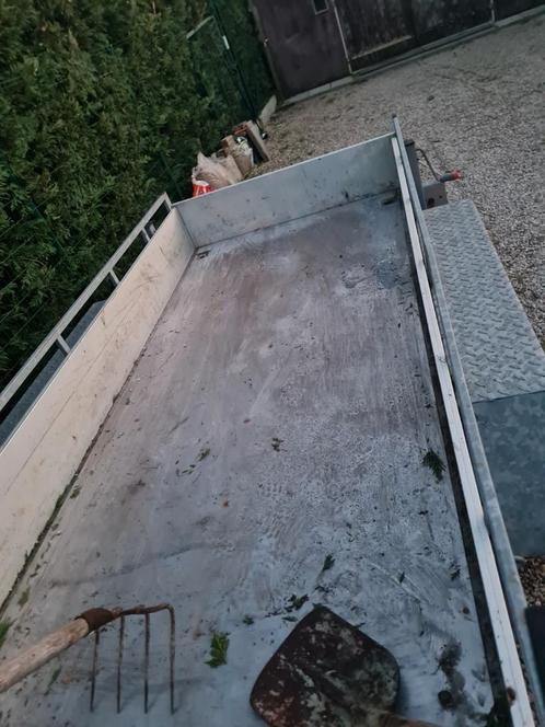 Aanhangwagen dubbele as, Auto diversen, Aanhangers en Bagagewagens, Zo goed als nieuw, Ophalen