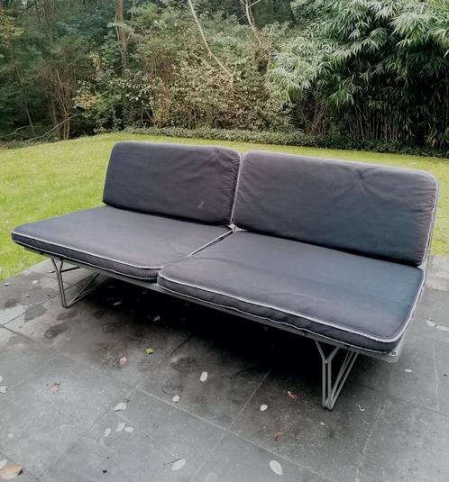Ikea moment sofa vintage, Huis en Inrichting, Zetels | Zetels, Gebruikt, Rechte bank, 150 tot 200 cm, Metaal, Stof, Ophalen