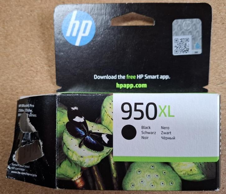 Cartouche HP 950XL noir, Computers en Software, Printerbenodigdheden, Nieuw, Cartridge, Ophalen of Verzenden