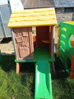 Speelhuisje met glijbaan, Ophalen, Gebruikt, Plastic