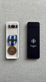 Medaille « OTAN ISAF » / NON ARTICLE 5, Verzamelen, Militaria | Tweede Wereldoorlog, Ophalen of Verzenden, Landmacht, Lintje, Medaille of Wings