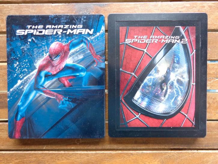 )))  Bluray Amazing Spiderman 1 & 2  //  Steelbook  (((, CD & DVD, Blu-ray, Comme neuf, Science-Fiction et Fantasy, Enlèvement ou Envoi