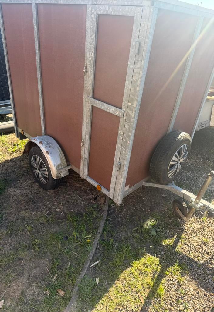 Gesloten aanhangwagen, Auto diversen, Aanhangers en Bagagewagens, Ophalen, Gebruikt