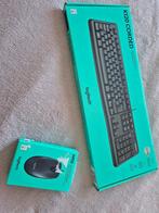 Logitech muis M90 en toetsenbord K120, Informatique & Logiciels, Claviers, Neuf, Logitech, Azerty, Enlèvement