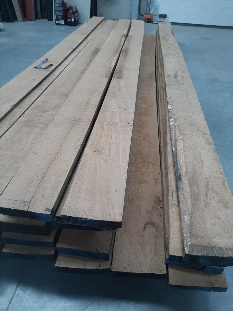 Eiken planken, Doe-het-zelf en Bouw, Hout en Planken, Ophalen, 25 tot 50 mm, Eiken, Nieuw