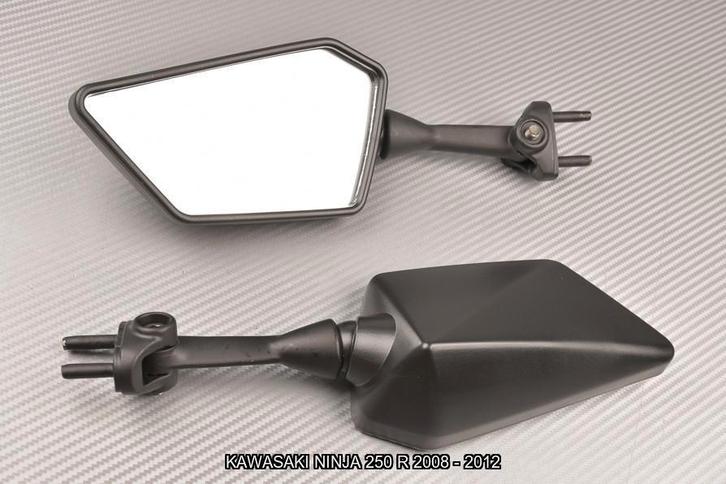 Set spiegels voor KAWASAKI NINJA 250 R 2008 - 2012, Motoren, Accessoires | Overige, Nieuw, Ophalen of Verzenden