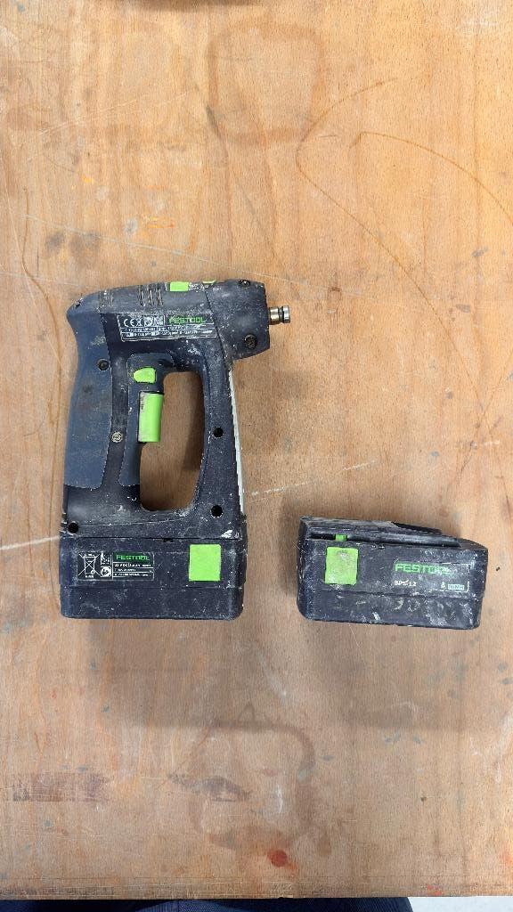 Festool accuboormachine + LC45 lader + 2 accu’s, Ophalen of Verzenden, Gebruikt