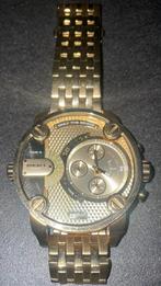 Te koop Heren horloge Merk"Diesel Gold", Handtassen en Accessoires, Horloges | Heren, Staal, Staal, Polshorloge, Zo goed als nieuw