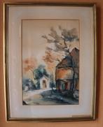 Camp en Haie Ellezelles aquarel van Jean Lejour, Antiek en Kunst, Ophalen