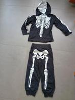verkleedkledij skelet, Kinderen en Baby's, Carnavalskleding en Verkleedspullen, Ophalen, Zo goed als nieuw, 104 of kleiner, Jongen of Meisje