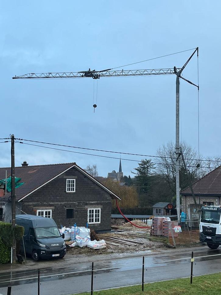 bouwkraan Astom, Doe-het-zelf en Bouw, Gereedschap | Overige machines, Gebruikt, Ophalen of Verzenden