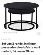 Salon tafel zwart, Ophalen, Zo goed als nieuw