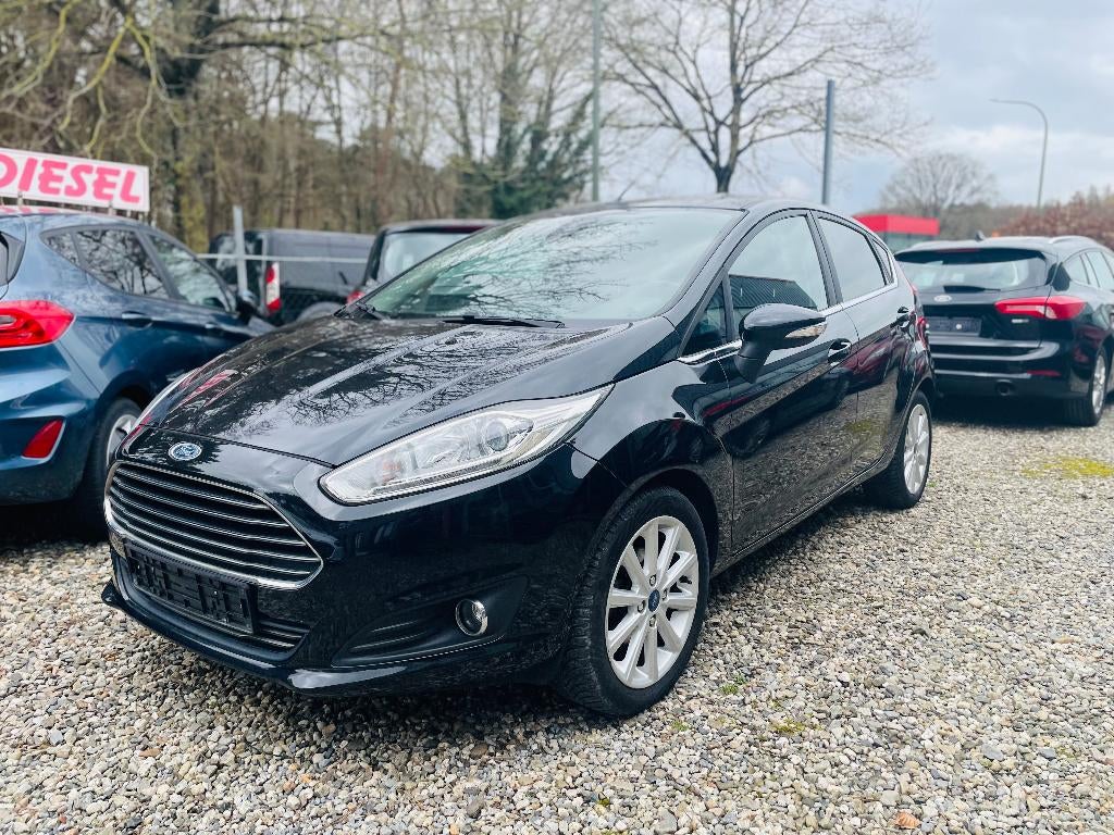 Ford Fiesta 1.0 Titanium Benzine Automaat TOP OCCASIE, Stof, Electronic Stability Program (ESP), Zwart, 5 deurs