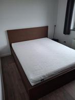 Mooi bed 160cm breed, Huis en Inrichting, Slaapkamer | Bedden, Ophalen, Verstelbaar, Bruin, Tweepersoons