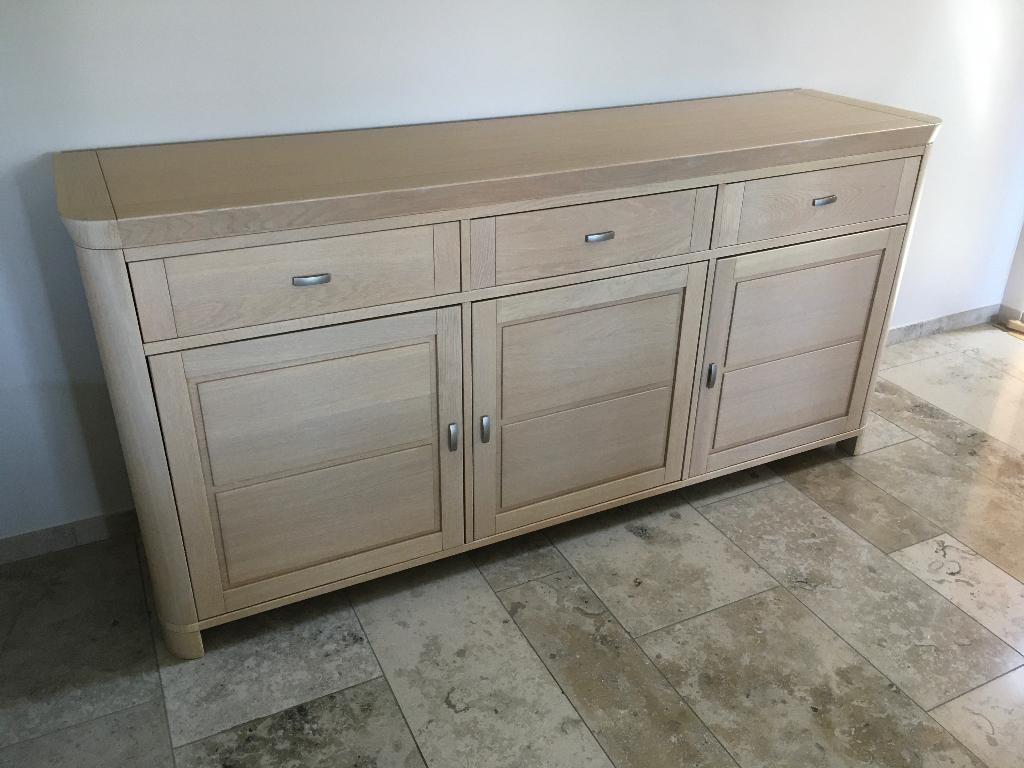 Elegante massief eiken dressoir van Faro collectie, Huis en Inrichting, Kasten | Dressoirs, Zo goed als nieuw, 150 tot 200 cm