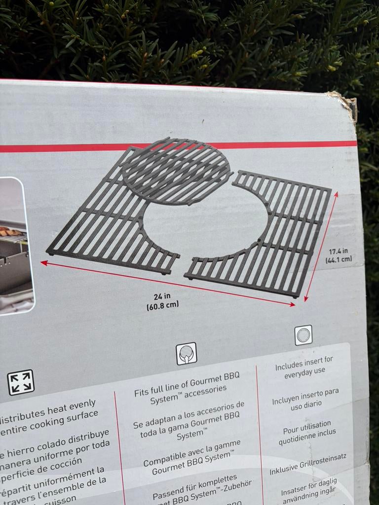 GBS rooster van Weber voor Spirit BBQ, Tuin en Terras, Ophalen, Gebruikt