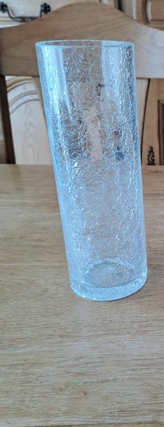 Vase en verre, Moins de 50 cm, Enlèvement ou Envoi, Autres couleurs, Comme neuf