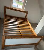 Tweepersoonsbed, Ophalen, Gebruikt, Twijfelaar, Hout