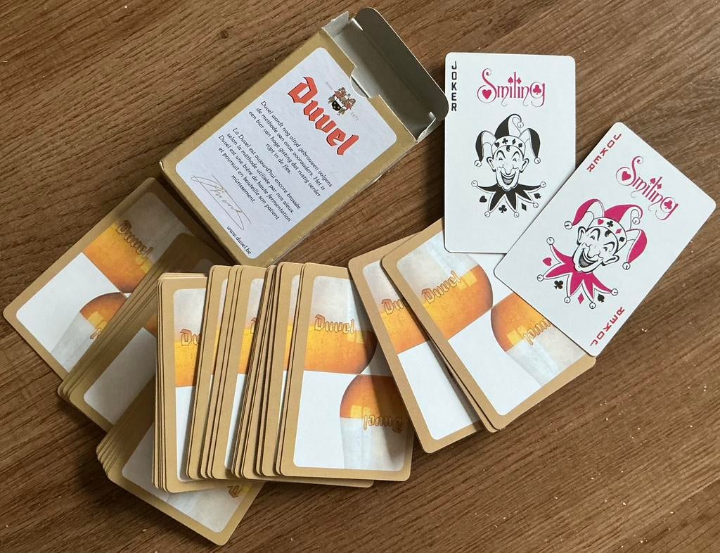 Jeu de cartes DUVEL, Enlèvement ou Envoi, Comme neuf, Carte(s) à jouer