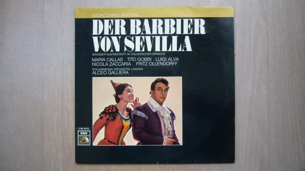 DE KAPPER VAN SEVILLA (IN HET ITALIAANS), Ophalen, Zo goed als nieuw, Vocaal, 12 inch