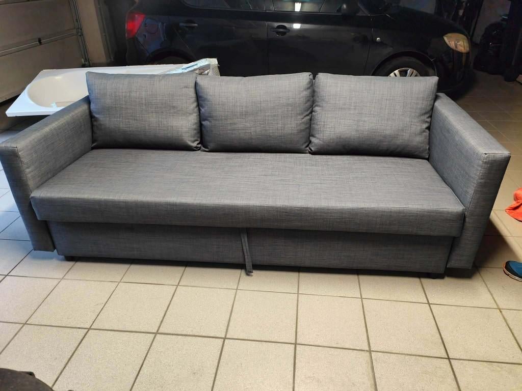 canapé convertible 3 places avec surmatelas, Enlèvement, Comme neuf