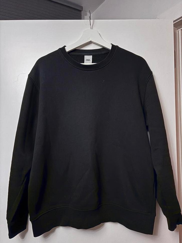 ZARA Zwarte Crewneck Sweater, Vêtements | Hommes, Pulls & Vestes, Comme neuf, Taille 48/50 (M), Noir, Enlèvement