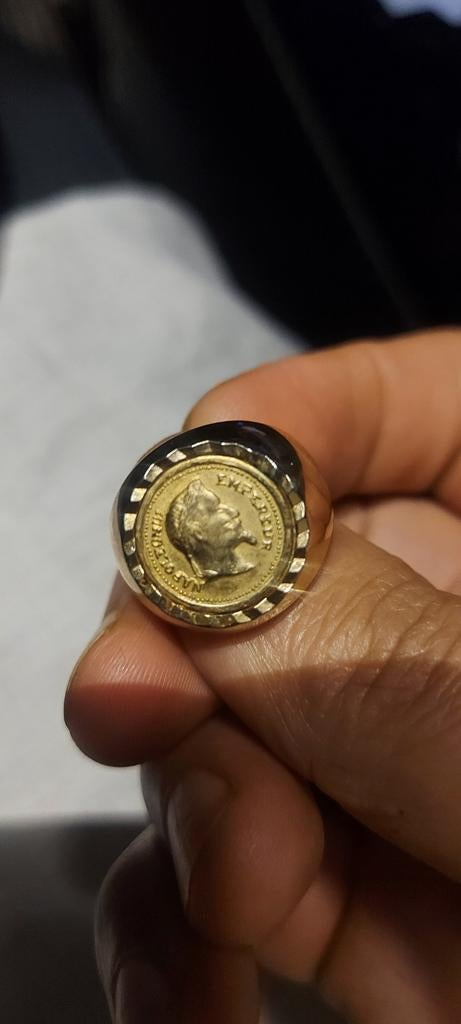 Bague NAPOLEON en métal doré, Bijoux, Sacs & Beauté, Bagues, Enlèvement, Utilisé, Or