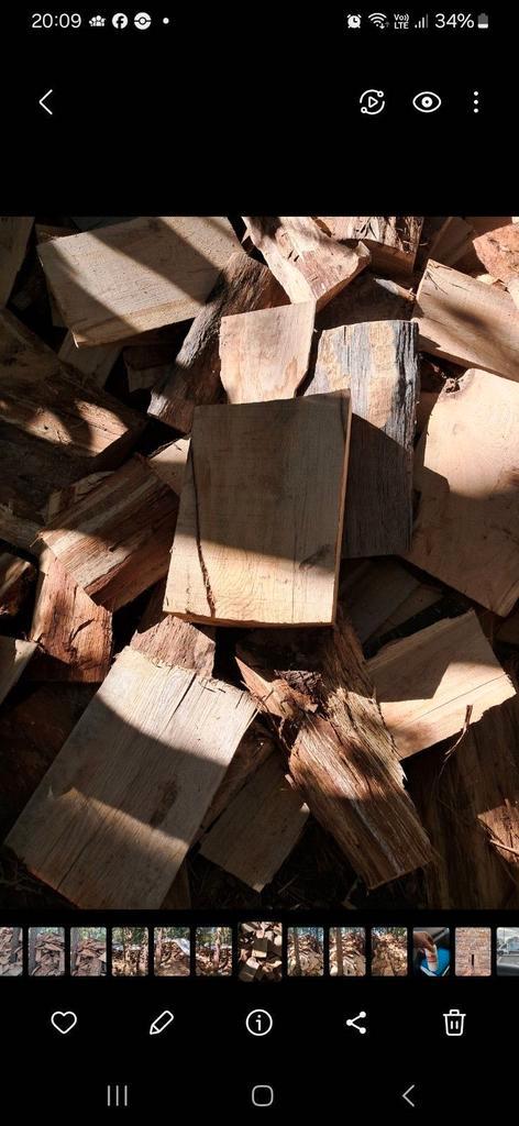 Eiken brandhout, Tuin en Terras, Brandhout, Eikenhout, Ophalen