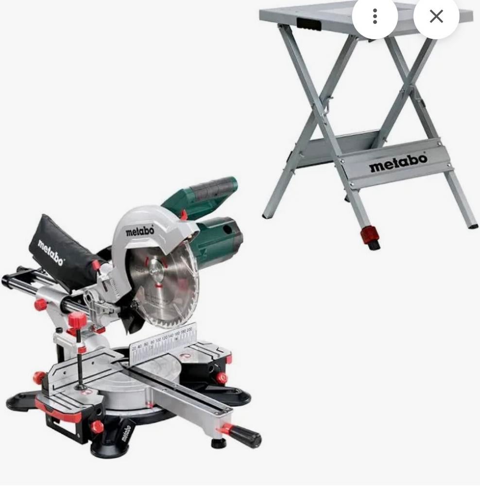 Metabo, Doe-het-zelf en Bouw, Ophalen, Gebruikt, Afkortzaag, 30 tot 70 mm